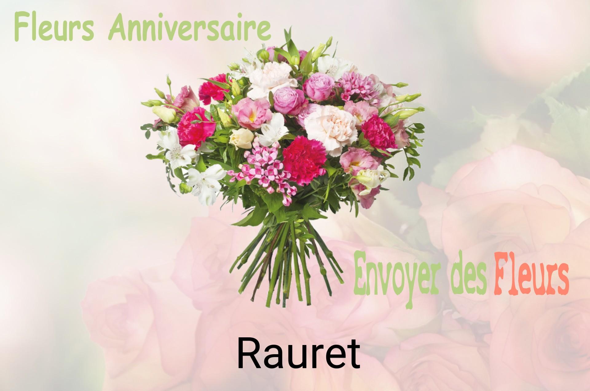Bouquet de fleurs d’anniversaire livré à Rauret